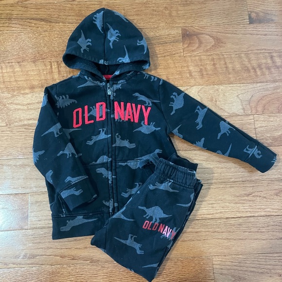 3T Toddler Boy Matching Jogger Set - Dinosaur Print - Picture 8 of 9